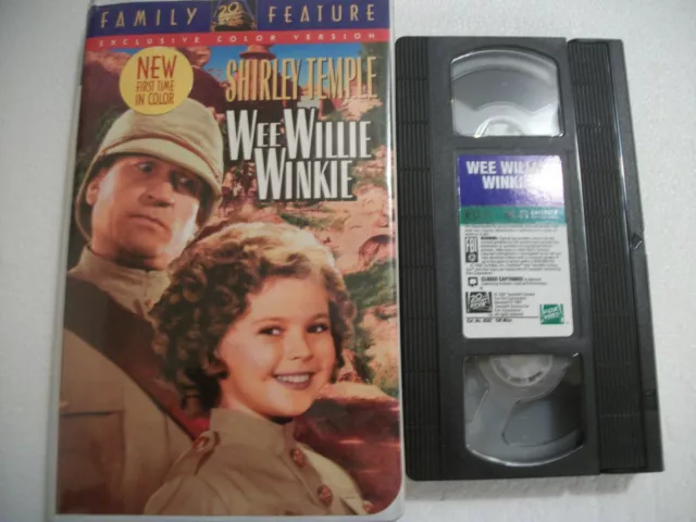 Wee Willie Winkie (VHS, 2002, Family Feature) Clam Shell