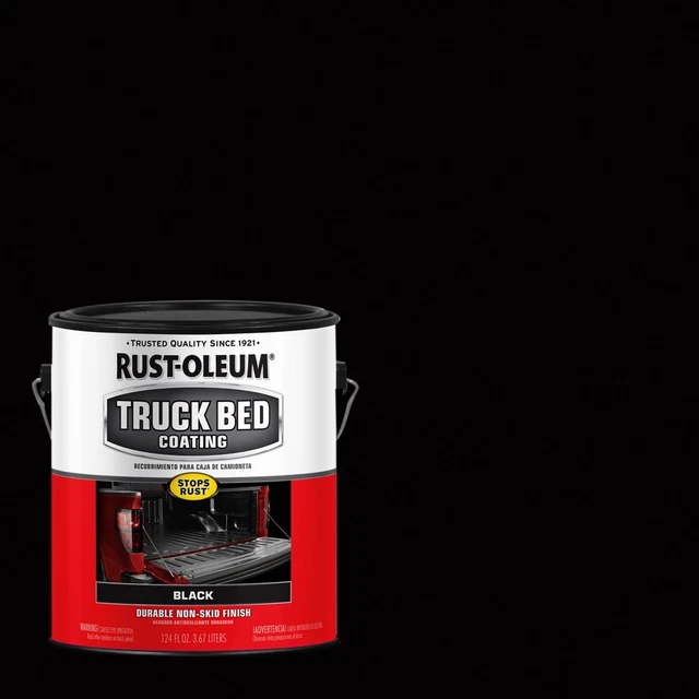 RUSTOLEUM AUTOMOTIVE TRUCK Bed Coating, Waterbased & Fast Dry, Black