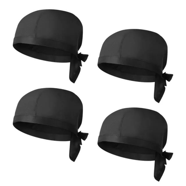 4 Pcs Kochmütze Hüte Hut Taillierte Für Männer Kopfbedeckung