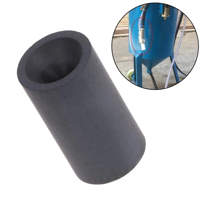 Negro 35×20×8 mm boquilla de metal de boro boquilla de chorro de arena chorro de arena aire Spitz