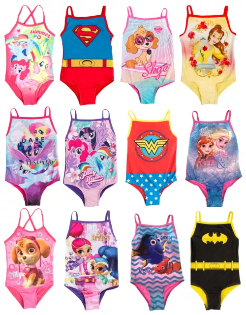 Costume da nuoto personaggio Disney ragazze costume da bagno spiaggia estate taglia
