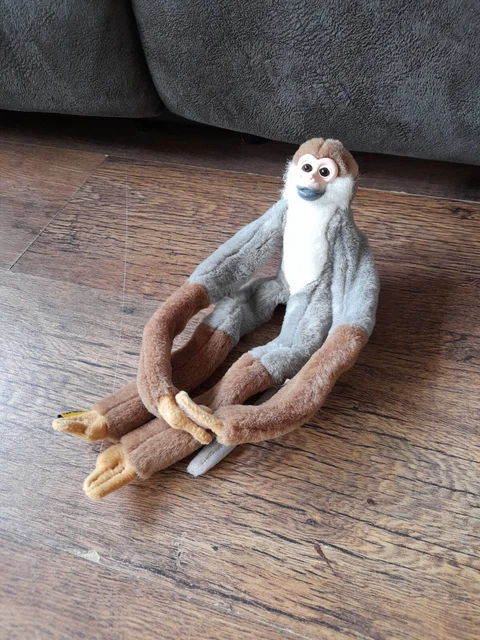 WILD REPUBLIC VINTAGE Hanging Spider Monkey Ape 1999 Soft Plush Cuddly