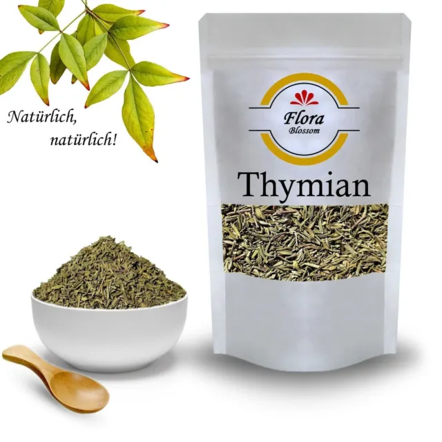 100g Thymian gerebelt grün Ideal als Tee ✅ Natürlich Ohne Zusätze ⭐⭐⭐⭐⭐