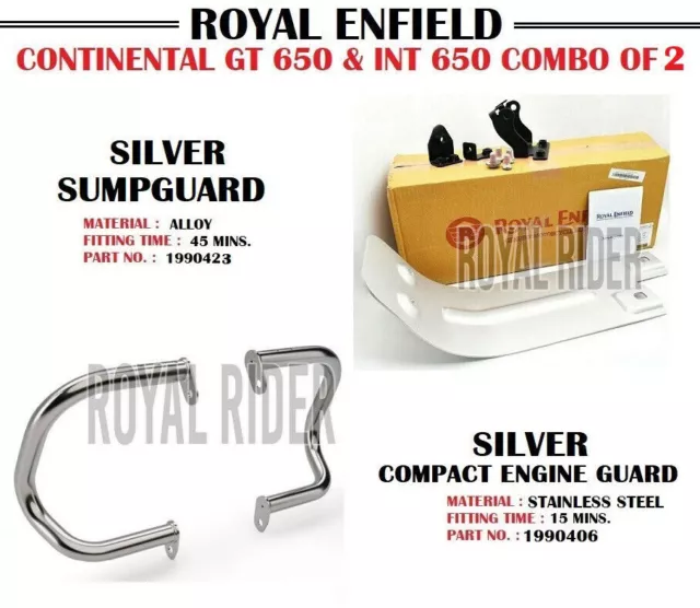 Accesorios combinados Royal Enfield Continental Gt 650 e Interceptor 650"