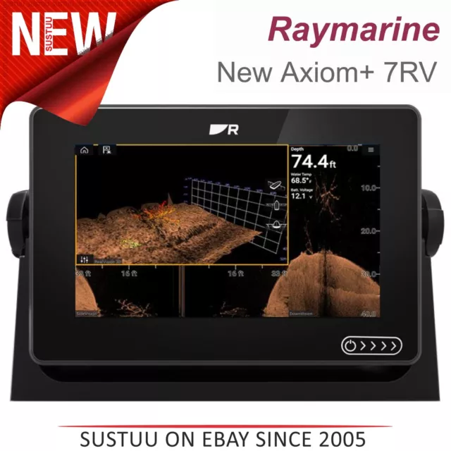 Raymarine AXIOM+ 7 RV│7" MFD Chartplotter Display Only with RealVision 3D│IPX7