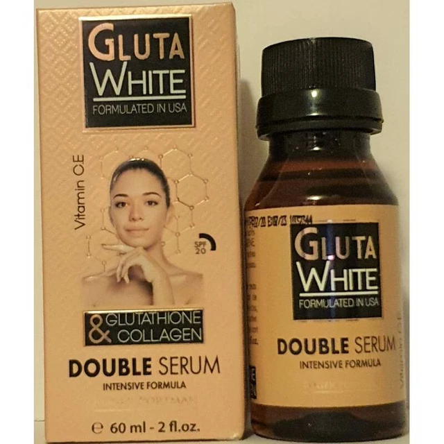 SERUM GLUTA WHITE ÉCLAIRCISSANT anti taches. Lot De 2