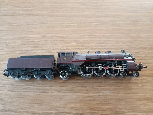 Locomotive Vapeur Statique Hachette, 141 R 1187 SNCF, HO 1/87, Neuve