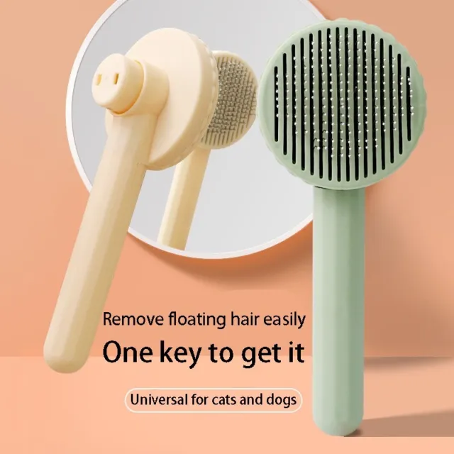 Pet Hair Removal Comb Cat Brush Self Cleaning Slicker Brush for Cats And Dogs