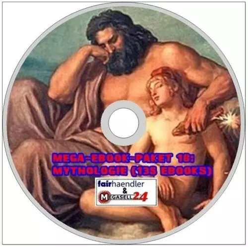 ☝ Mega Ebook Paket 18 MYTHOLOGIE 135 eBooks Deutsch Mythen Package CD Mythos NEU