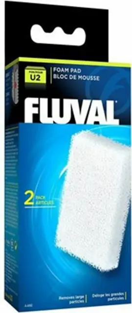 Fluval U2 Underwater Filter Bio-Foam Pad Pack of 2 Part# A486