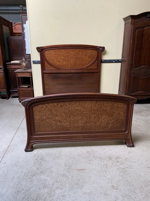 Antikes sensationelles Jugendstil Bett, Art Nouveau - Lieferung möglich!