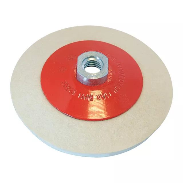 115Mm Bevelled Felt Buffing Wheel 105864