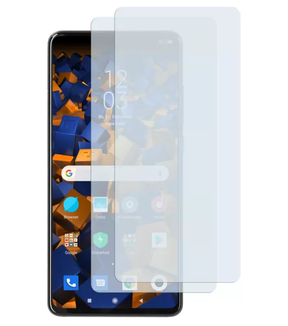 mumbi 2x Folie für Xiaomi Mi 9T / Mi 9T Pro Schutzfolie klar Displayschutzfolie
