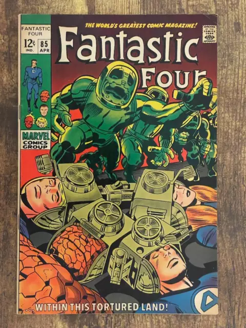 Fantastic Four #85 - GORGEOUS HIGH GRADE - Marvel Comics 1969