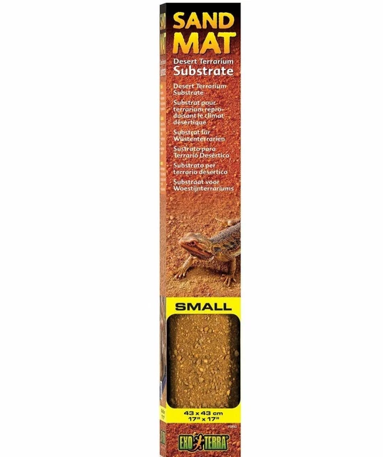 Exo Terra Reptile Sand Mat Desert Terrarium Substrate Small 43x43cm / 17"x17"