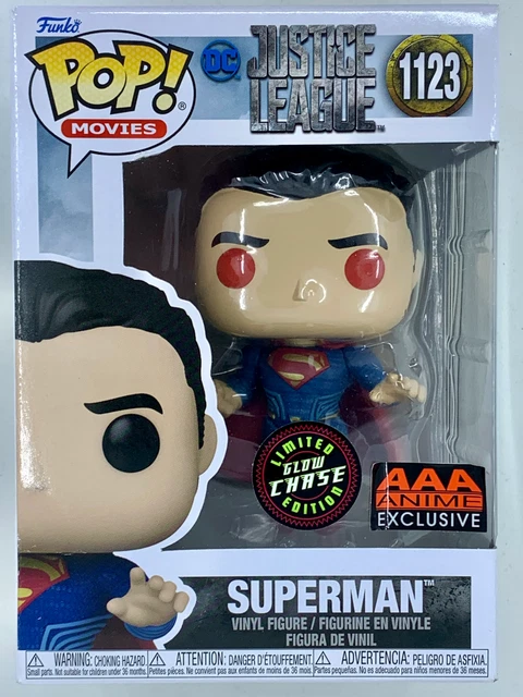 Superman Glow Chase AAA Exclusive Funko Pop! 1123