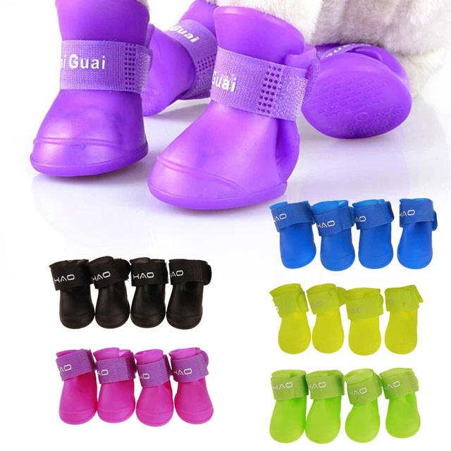 Langlebig Haustierschuhe Bequem Modisch Regen Rutschfest Socken Stiefel