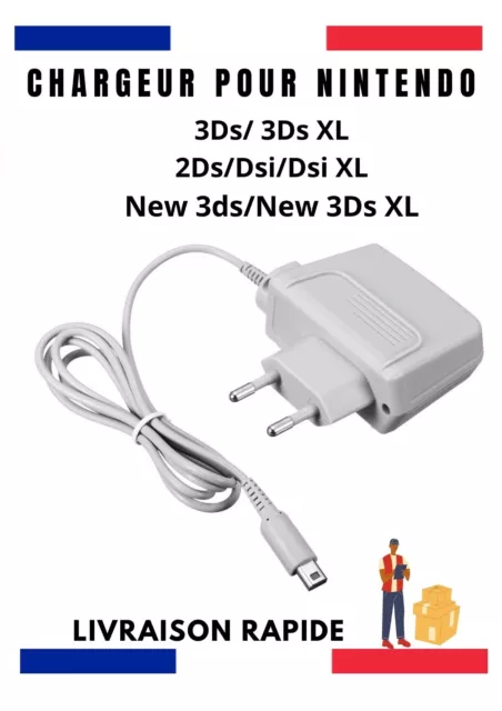 Chargeur de Nintendo DS - 3DS - DSi - 2DS - Label Emmaüs