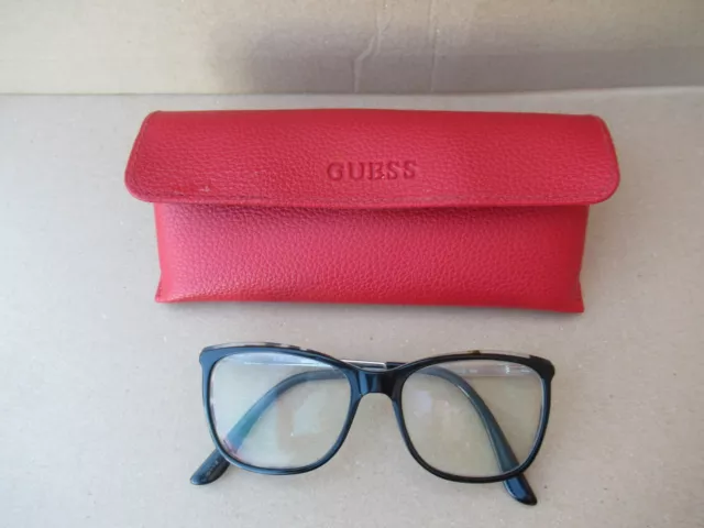 Lunettes de vue GUESS GU2641 001 52-16 mm noir avec étui