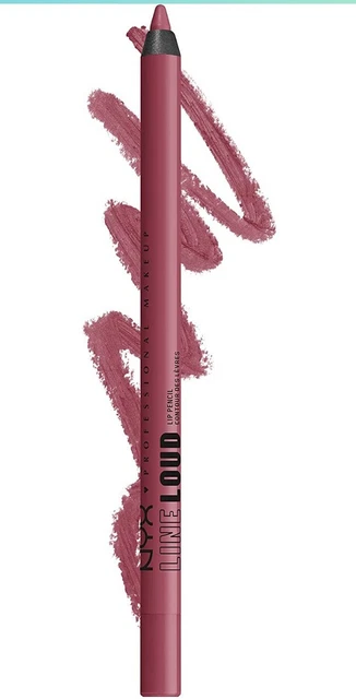Lápiz delineador de labios fuerte línea de maquillaje profesional de NYX en tono getter de objetivos