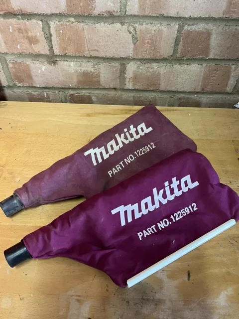 Genuine Makita 122591-2 Cloth Dust Bag for 9903 9920 9404 Dustbags X 2