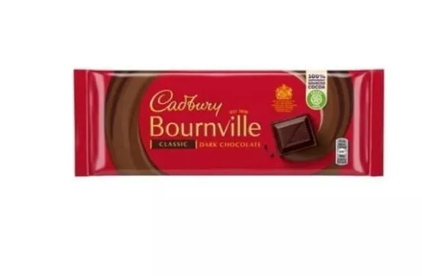 Bournville Classic Dark Chocolate Bar 100g (Pack of 18 x 100g)