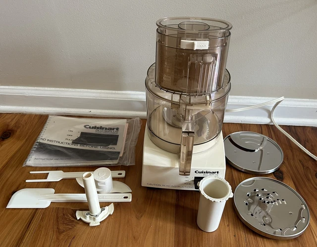 VINTAGE CUISINART DLC10 Plus Food Processor with all Parts and 2 Disks