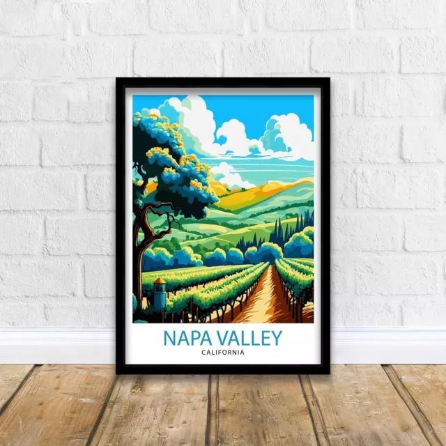 Napa Valley California Travel Print