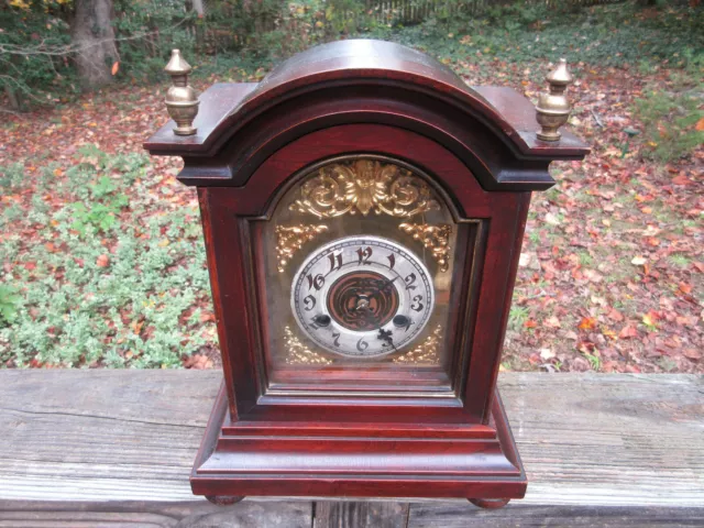 Antique German Junghans B05 Mantle Clock **Works Beautifully** 12 1/2" high 1905