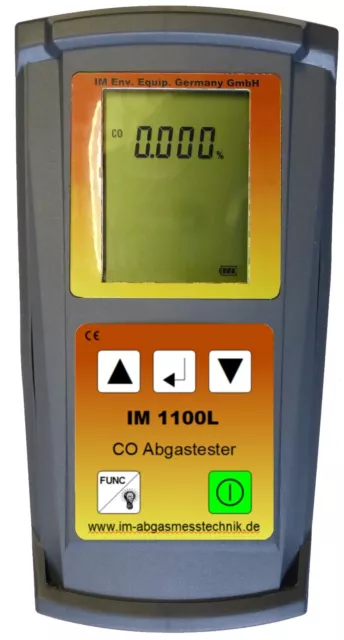 Abgastester Abgasmessgerät Im 1100L Co Tester Abgasanalyse Neu Kalibrierzert.