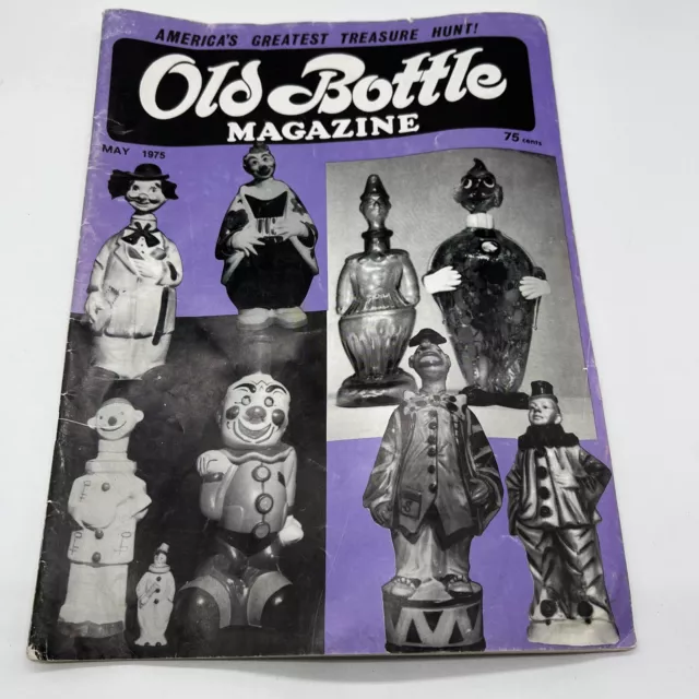 Vintage May 1975 Old Bottle Magazine Treasure Hunt