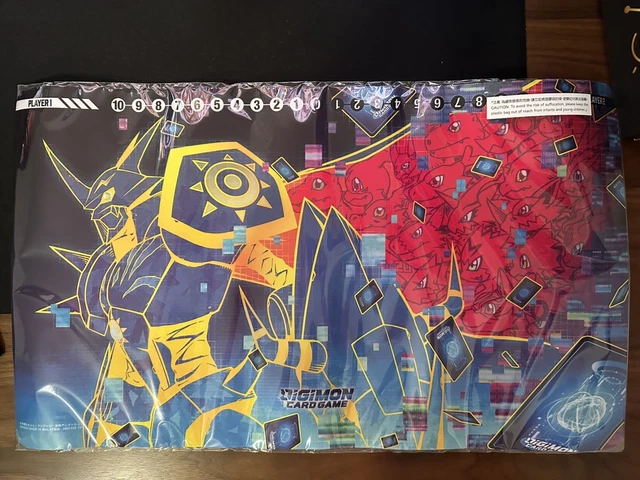 Card Mat Digimon Diaboromon TCG/CCG Playmat - Trading Card Game Mat With  Zones, Non-Slip Rubber Desk Pad