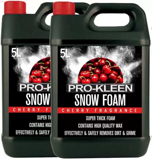 ProKleen Snow Foam Shampoo 10L Car Care Eco Wash Wax Detailing pH Neutral 2 x 5L