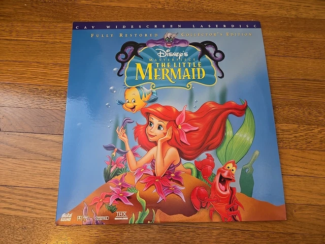 THE LITTLE MERMAID (1989) CAV Widescreen Laserdisc *PLEASE READ ...