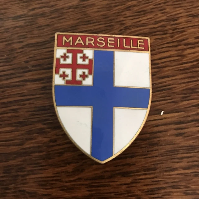 Insigne Badge Diocèse De Marseille - Métal Vintage - Fabriqué En France