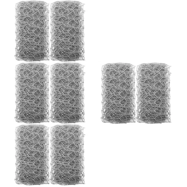 8 Pcs Wire Mesh for Garden Metal Floral Poultry Netting Chicken Hexagonal
