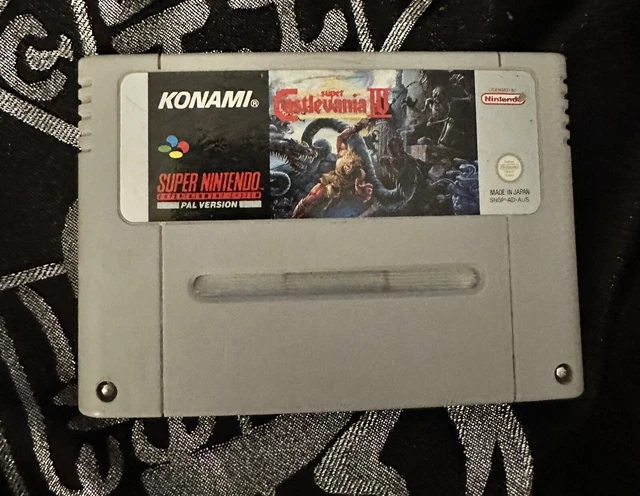 Super Castlevania IV Super Nintendo SNES Cartridge Game Super Castlevania IV Super Nintendo SNES Cartridge Game