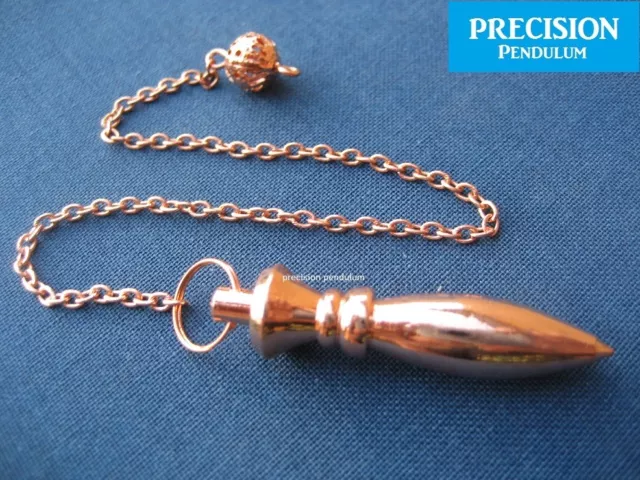 Karnak Copper Solid Metal Precision Pendulum with Chain Divination 2