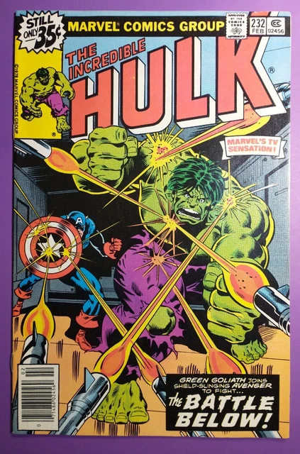 Incredible Hulk #232 Captain America, Moonstone, Quasar 1979 Marvel Comics