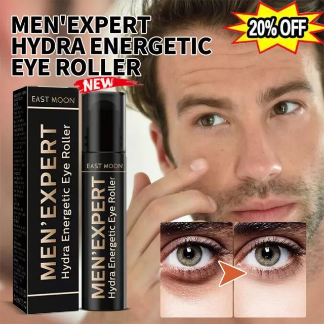 Men's Hydrating Roller Eye Cream reduces dark circles ＆ puffiness under the eyes