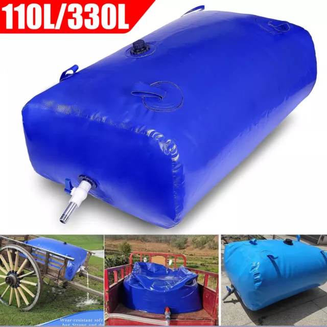 Water Bladder Storage Tank Foldable Camping Irrigation Emergency 110/330L Large