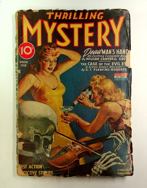 Thrilling Mystery Pulp Dec 1943 Vol. 21 #2 FR