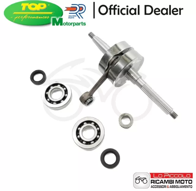 Albero Motore Top Tpr Sp.12 Corsa 39.3 Spalle Piene Biella 80 Piaggio Gilera 50