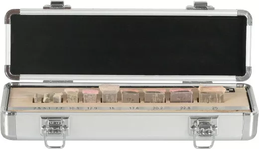 Parallel - Endmaß Prüfsatz für Mikrometer/Bügelmessschrauben 0 - 25 mm - DIN 863