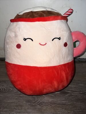 SQUISHMALLOWS 12” INCH Marshina The Hot Chocolate Plush Doll Toy, BRAND ...