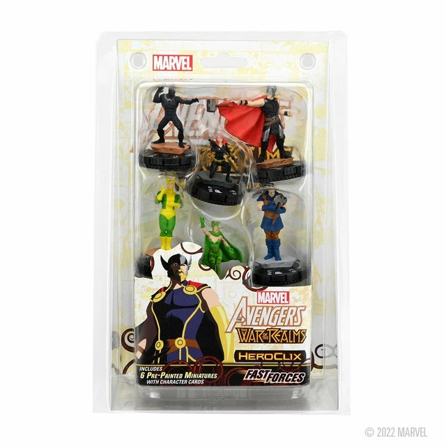 Heroclix Avengers War of the Realms set Fast Forces SEALED!