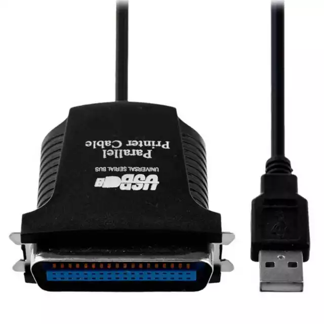 Ociodual Cable Adaptador Paralelo Impresora a USB 36 pin para PC Portatil IEEE