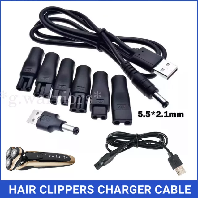 1Set Power Cord 5V Replacement Charger USB Adapter for All Kinds of Hair Clipper