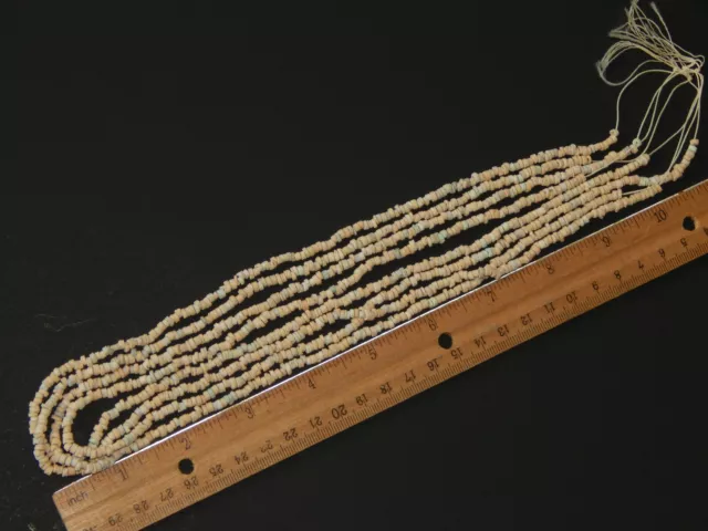 5 ANCIENT EGYPTIAN MUMMY BEADS Strands