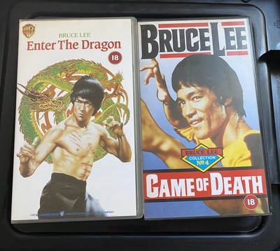 BRUCE LEE VHS tapes Enter The Dragon And Game Of Death £15.00 - PicClick UK